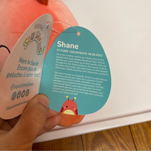 Squishmallow Shane the Grasshopper 7” RARE Tag - Picture 8 of 10